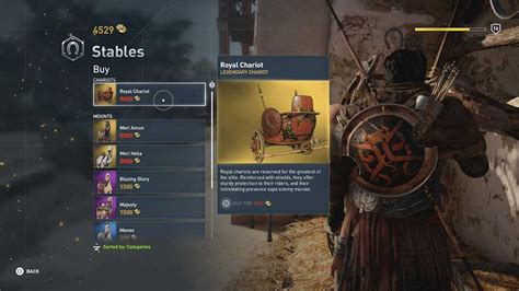 carros de guerra assassins creed origins|Guía de desbloqueo de monturas de Assassins Creed Origins.